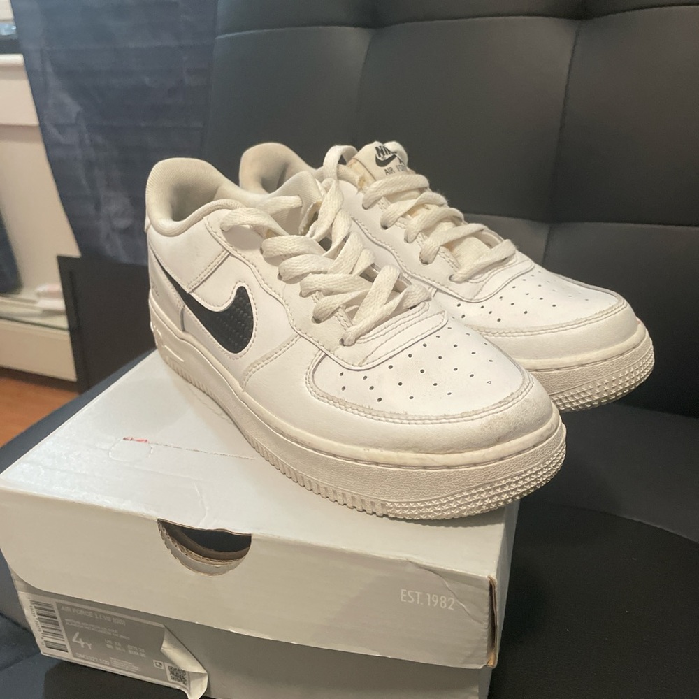 Nike White and Black Athletic Shoes